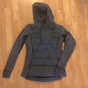Lululemon two tone 1/2 snap coat